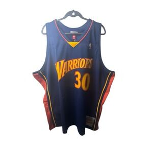 Authentic Mitchell & Ness Steph Curry #30 2009-2010 ROOKIE NBA Basketball Jersey
